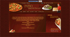 Desktop Screenshot of patio-pizzeria.pl